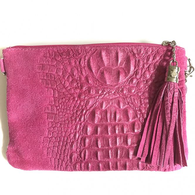 Hovedbilde Croco clutch rosa